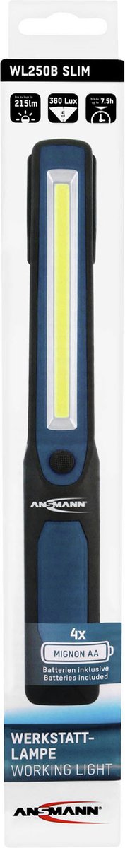 Ansmann 1600-0265 WL250B intelligente Arbeitsleuchte LED funktioniert mit Batterien