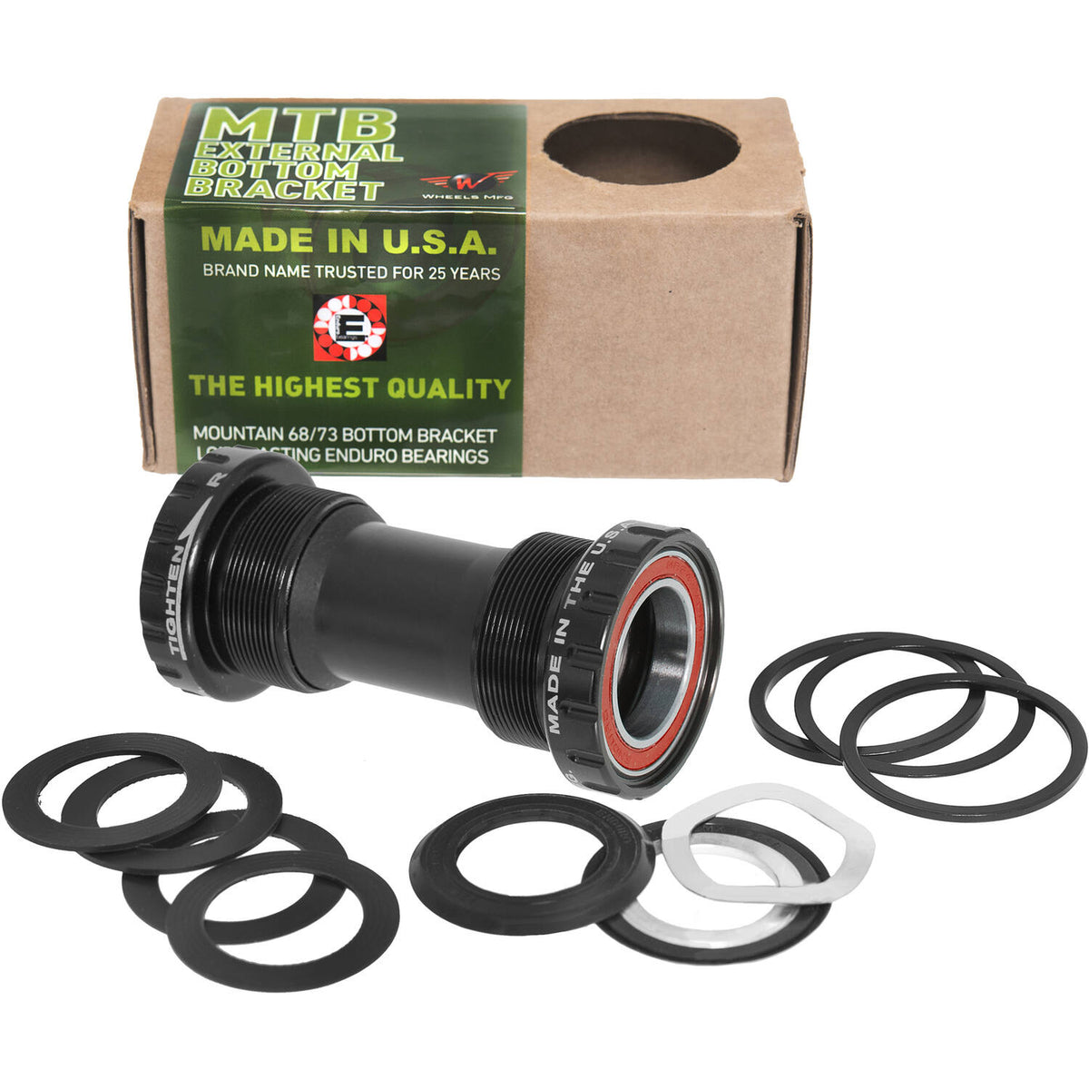 Räder Herstellung von Rädern MFG Bottom Breach MTB SRAM ACB Schwarz