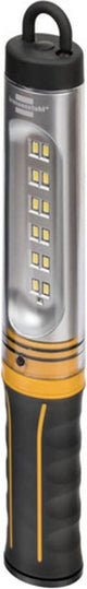 Brennerstuhl LED Akku-Werkstattleuchte Stableuchte 12 SMD LED (Werkstattleuchte mit Schalter, IP54) gelb