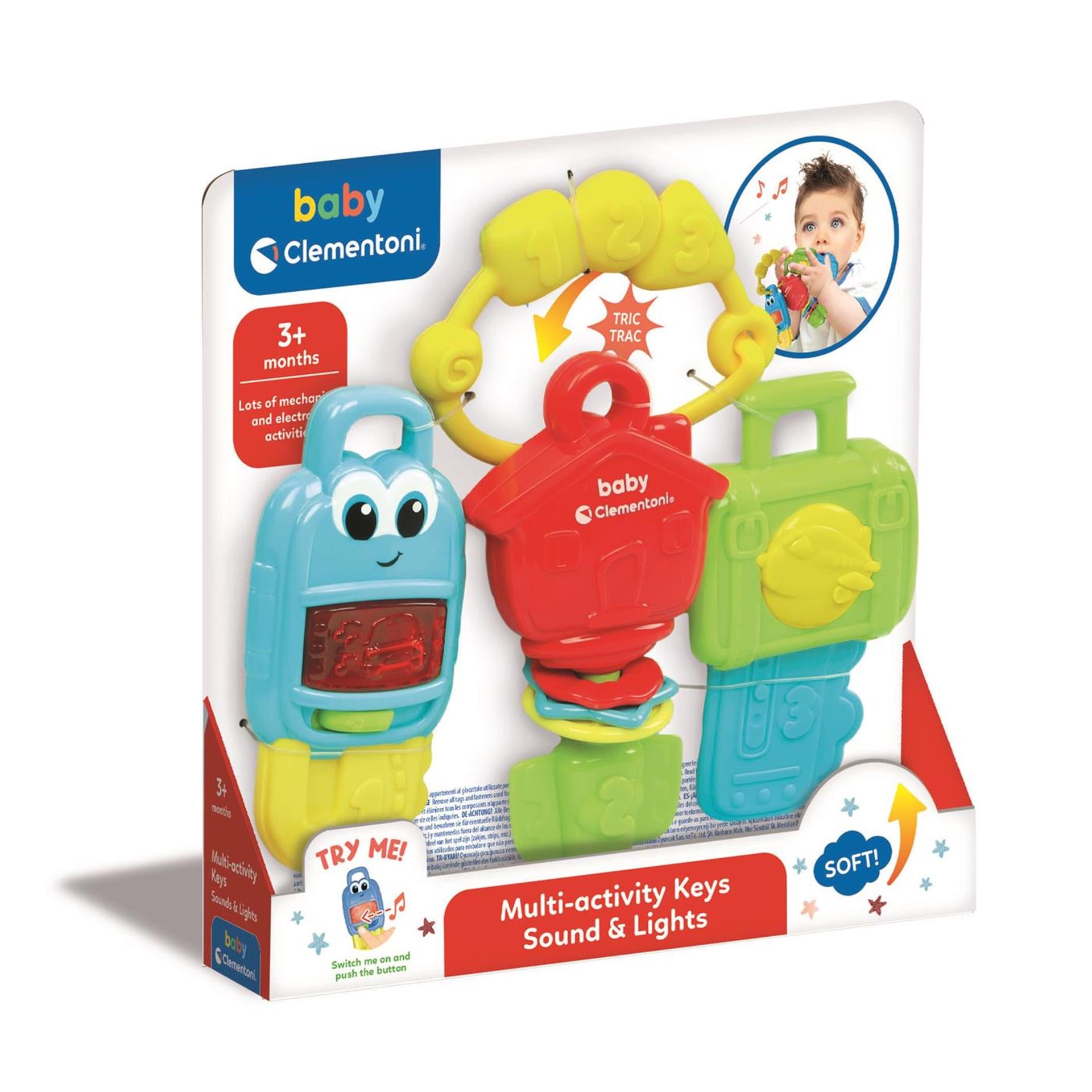 Clementoni Babyschlüssel + Licht und Klang
