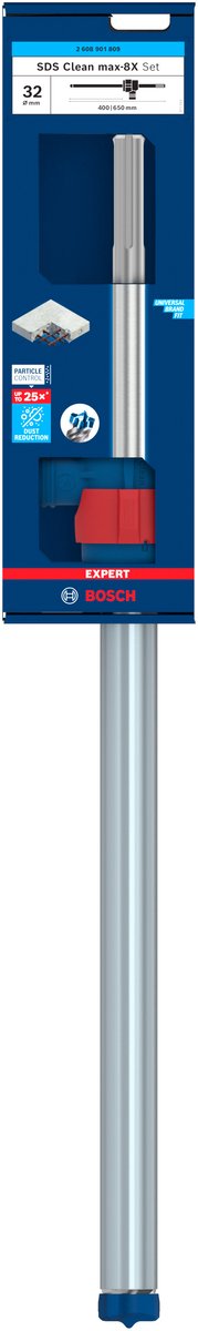 Bosch Expert SDS Clean Max-8x Hammerbohrer-Set 32 x 400 x 650