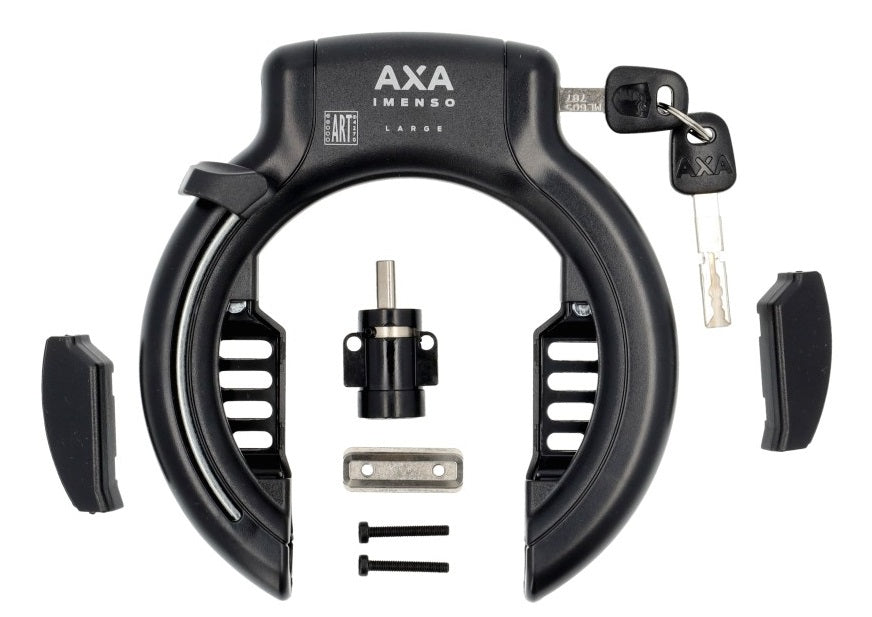 Axa imenso groß (75 mm) Ringslot Art-2 Schwarz mit Bosch Powertube BES3-Batterieschlitz OEM