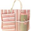 Strandtasche mit Strandmatte und Kissen