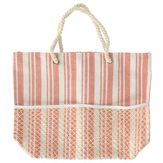 Strandtasche mit Strandmatte und Kissen