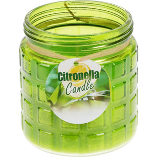 Citronella Kerze in Glaspoten -Assorti