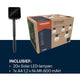 Solarbetriebene Gartenbeleuchtungsgirlande 4,9 m | 2 Stk
