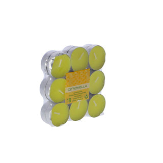 Teelights Citronella 4 Stunden 18 Stücke