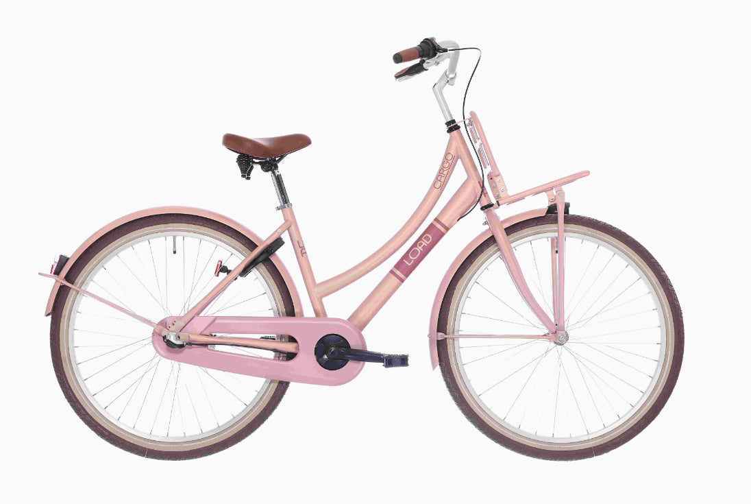Bikefun Kinderfahrrad Last 26 Zoll mit Nexus 3-Gang-Bremsnabe – Mahagoni Pink