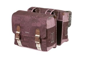 Basil Boheme Doppel-Fahrradtasche Rot 35L