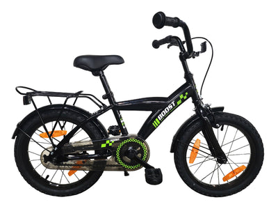 Bikefun Kinderfahrrad Boost 16 Zoll mit Bremsnabe - Schwarz