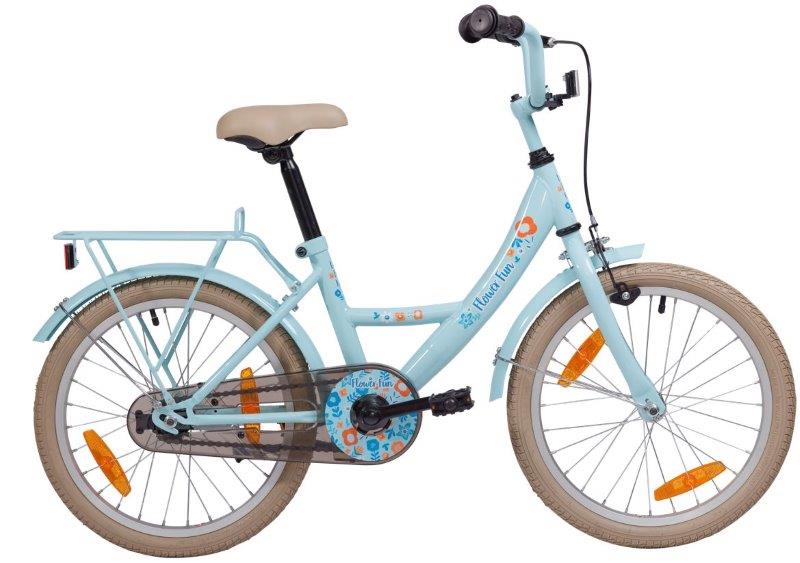 Bikefun Kinderbike 18 Blumen Spaß Blau