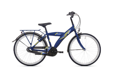 Bikefun Kinderfahrrad Urban City 26 Zoll mit Nexus 3-Gang-Nabenbremse – Kobalt mattblau