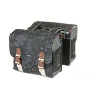 Basil Bohème doppelte Fahrradtasche grün 35L