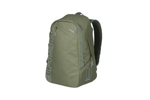 Basil Flex Fahrradrucksack - grün, hochwertiges Polyester, gepolsterte Schultergurte, Hook-On System