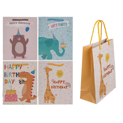Aus heiterem Himmel Papier-Geschenktüte Geburtstag 18x8x23