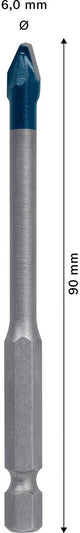 Bosch Expert Hex-9 Hartkeramikbohrer 6 x 90 mm – 2608900590