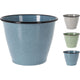 Blumenpot Metall 3 Assorti Farben