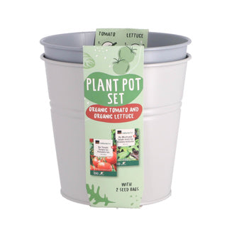 Andere Marken wachsen Set Emmer Bio Tomaten und SLA