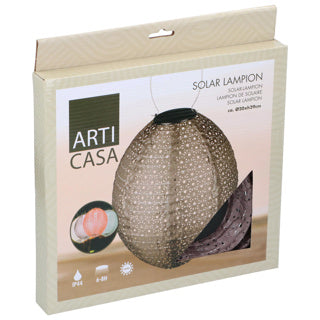 Lampion Solar LED Oval 4 Assorti