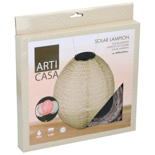 Lampion Solar LED Oval 4 Assorti