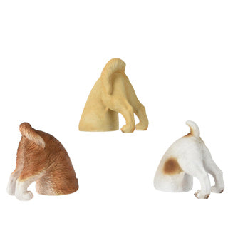 Hund Polyresin 3 Assorti