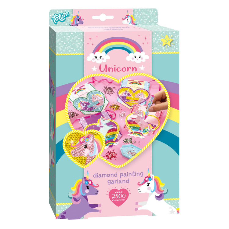 Totum Unicorn - Dekorieren Sie Ihre eigene Flaggenlinie mit Diamanten