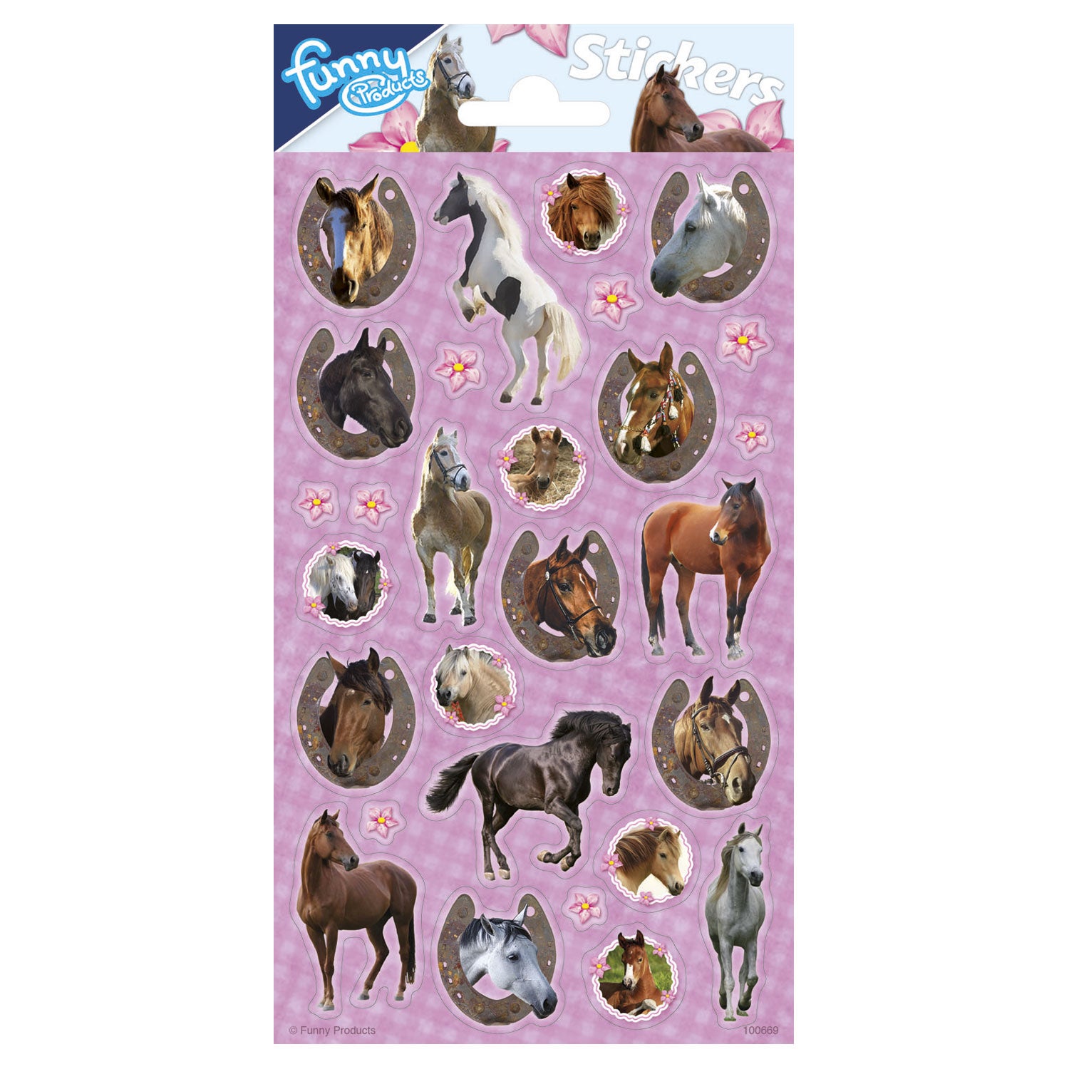 Totum Stickervel -Pferde
