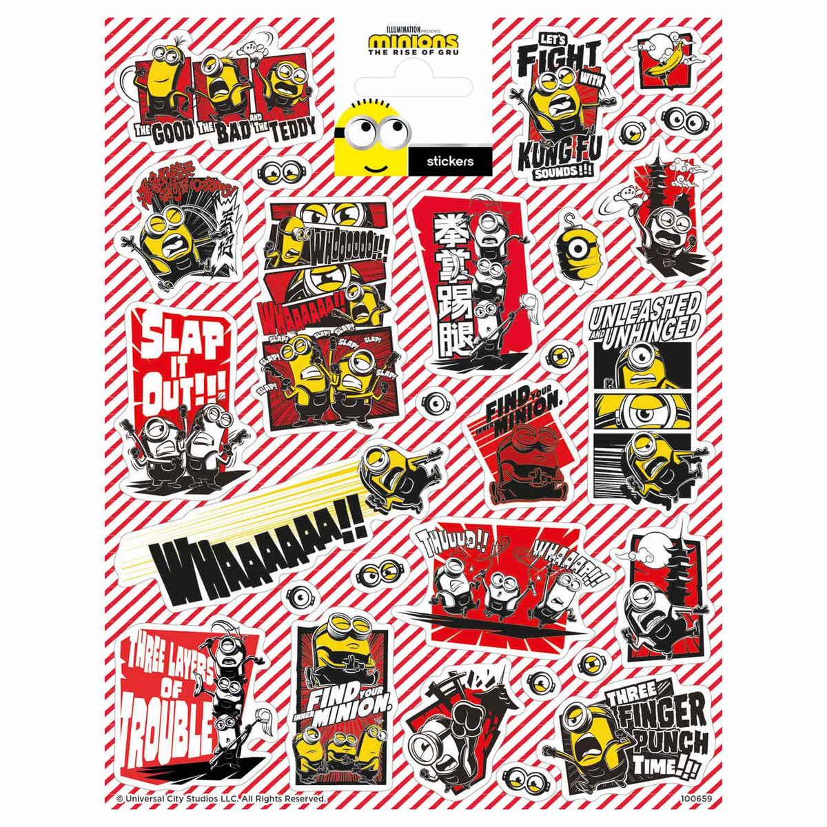 Totum Stickervel Minions