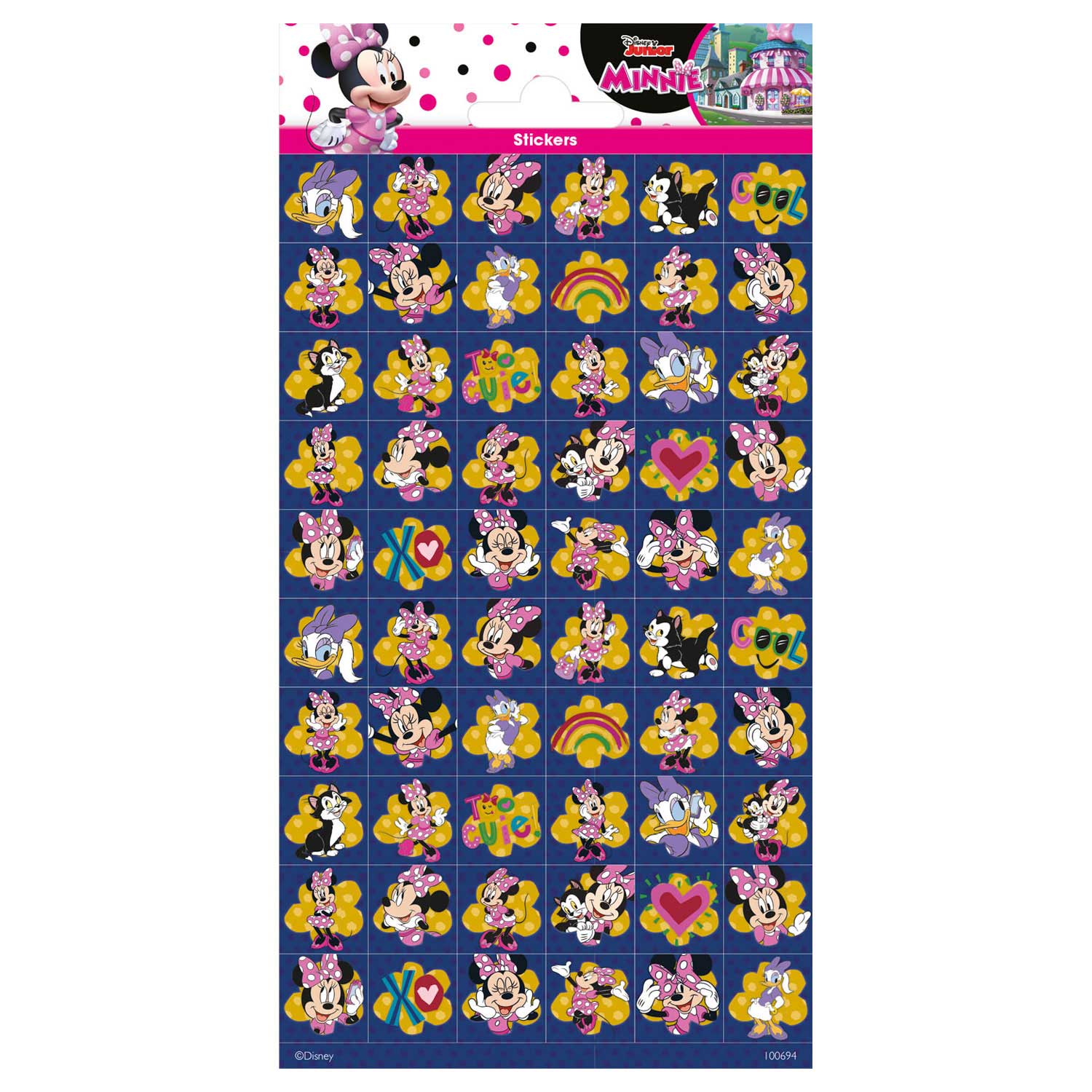 Totum Stickervel Minnie Maus