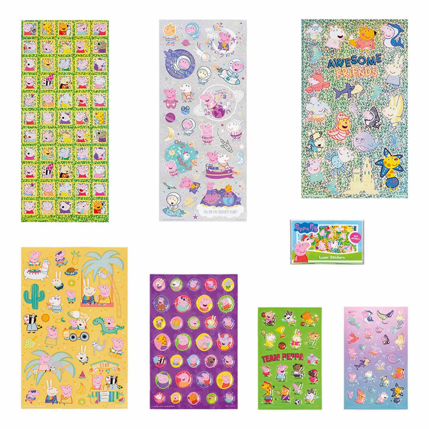 Super -Aufkleber -Set - Peppa Pig