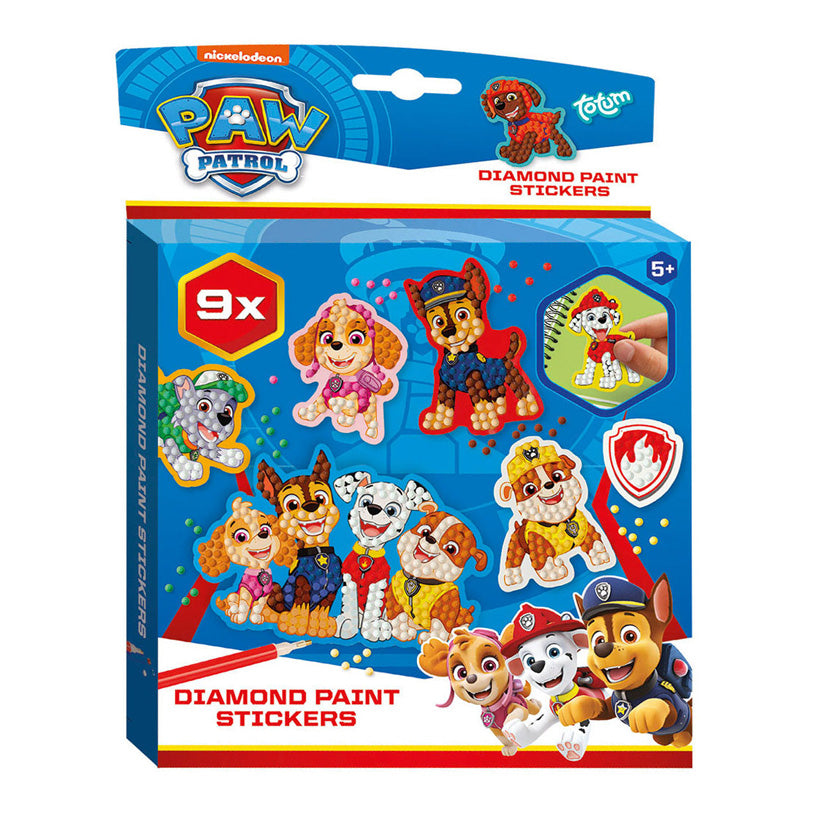 Totum Paw Partol Diamant Paiting Aufkleber Kunsthandwerk Set