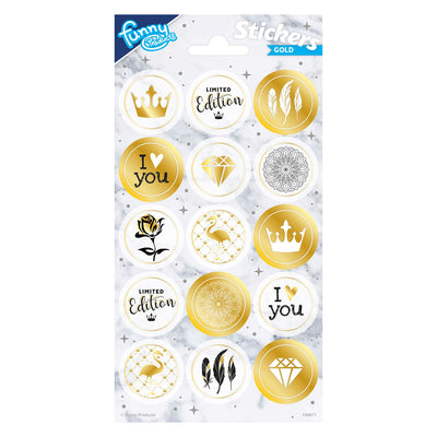 Botum Sticker Blech Gold