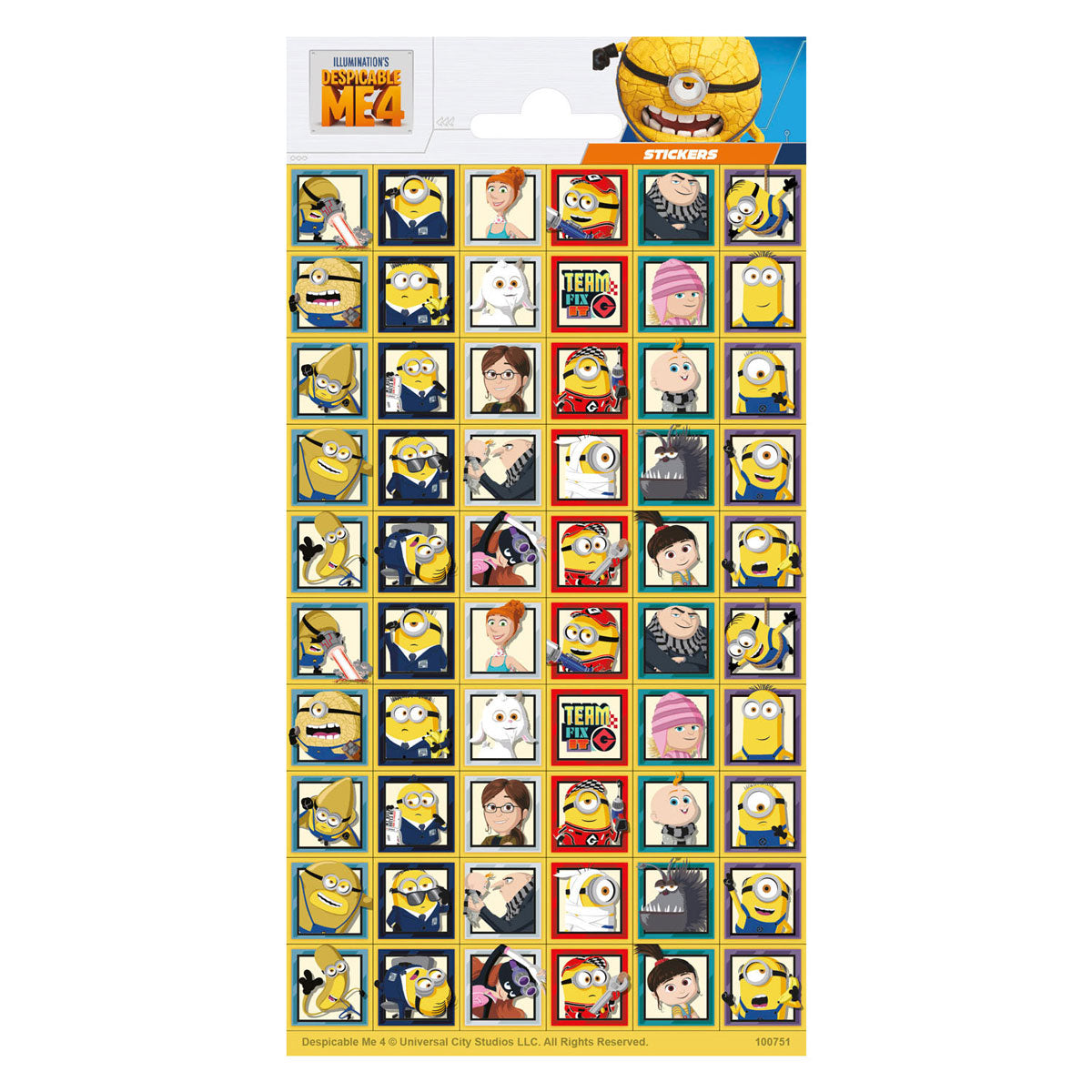 TOTUM Stickervel verabscheuungswürdig Ich 4
