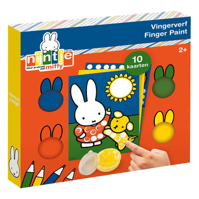 Miffy Creative mit Fingerfarbe