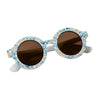 Kleine niederländische Kinder Sonnenbrille Ozean Träume blau