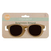 Kleine niederländische Kinder Sonnenbrille Wayfarer Mandel