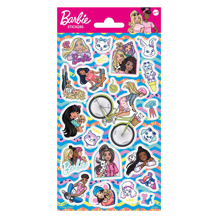 Kreative Bastelgruppenaufkleber Barbie