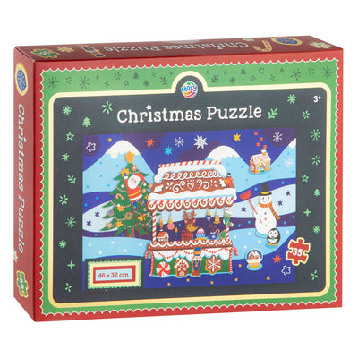 Kreatives Bastel-Gruppenpuzzle Weihnachten 46x32cm - 35 Teile.