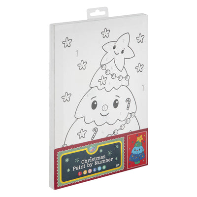 Kreative Bastelgruppe Malen nach Zahlen Leinwand Weihnachten – 29,7 x 19,5 cm