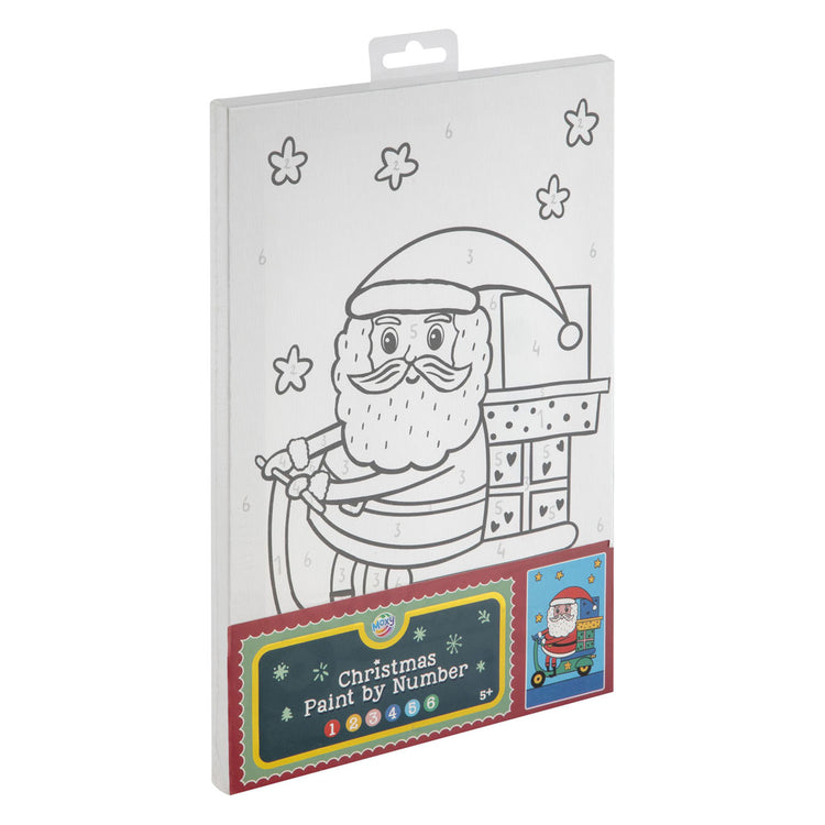 Kreative Bastelgruppe Malen nach Zahlen Leinwand Weihnachten – 29,7 x 19,5 cm