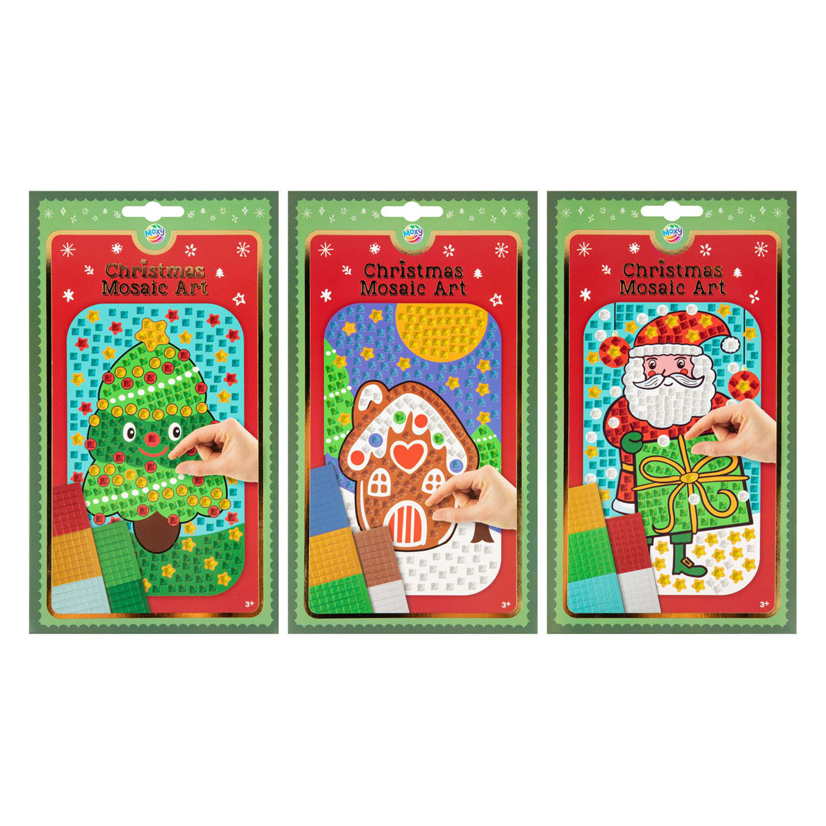 Kreative Bastelgruppe, Mosaikkunst, Weihnachten – A5