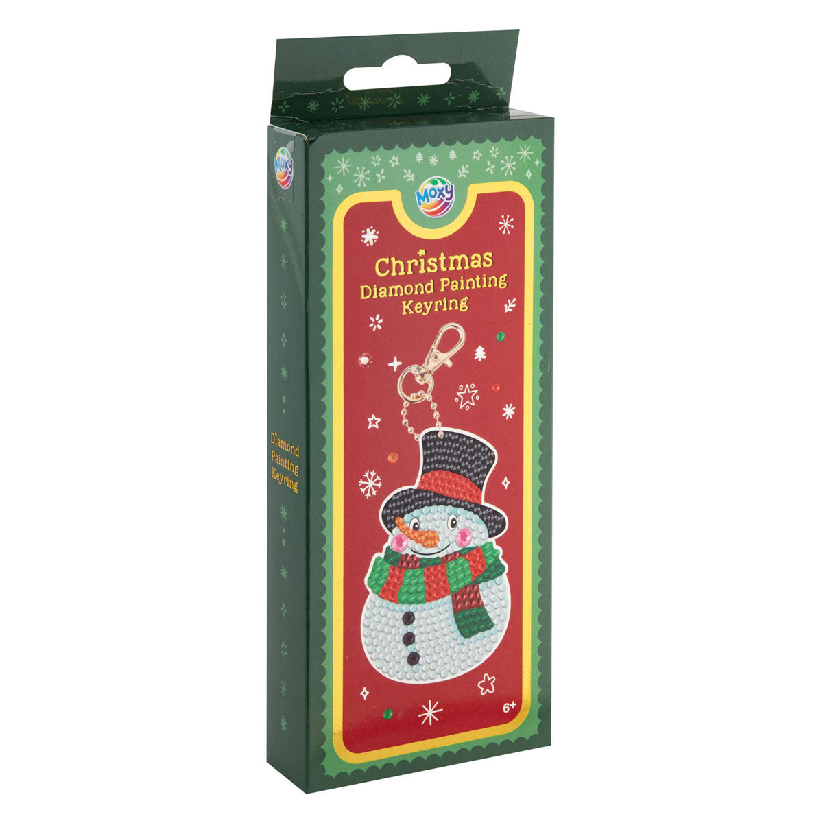 Kreative Bastelgruppe, Diamantmalerei, Schlüsselanhänger, Weihnachten