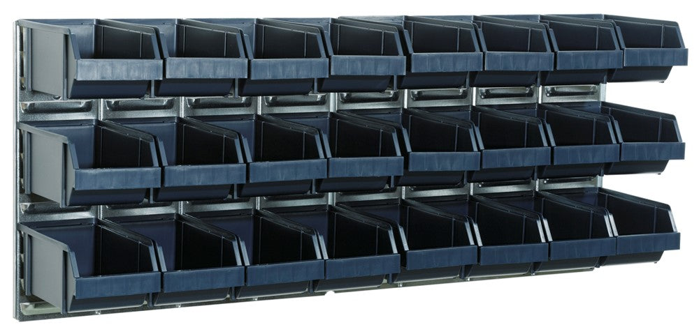 Raaco Warehouse Boxen 2 Wandpaneele mit 24 Tabletts 181228