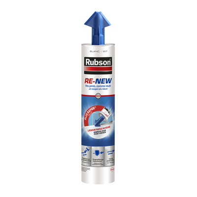 Rubson 1064689 – Kartusche weiß 280 ml erneuern | 6 Stück