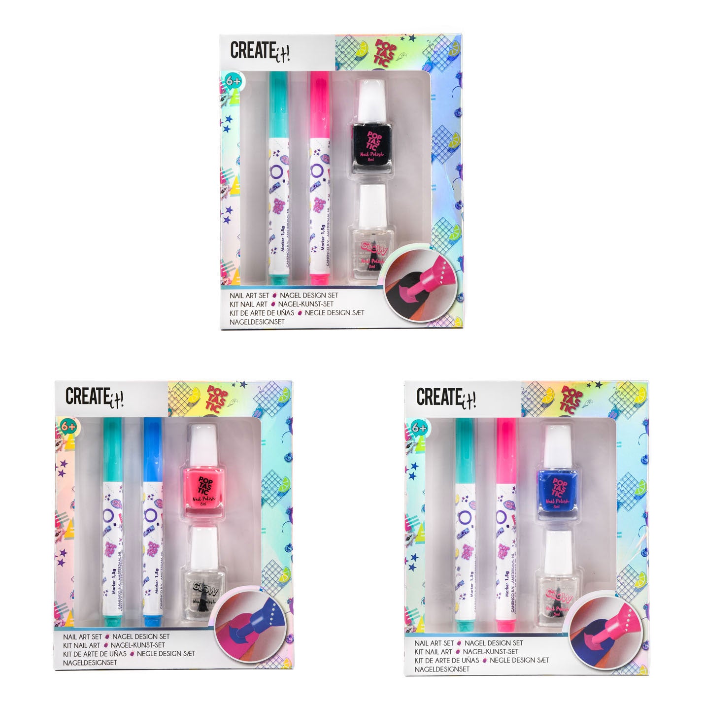 Erstellen Sie es! Poptastische Nageldesignmarkierungen