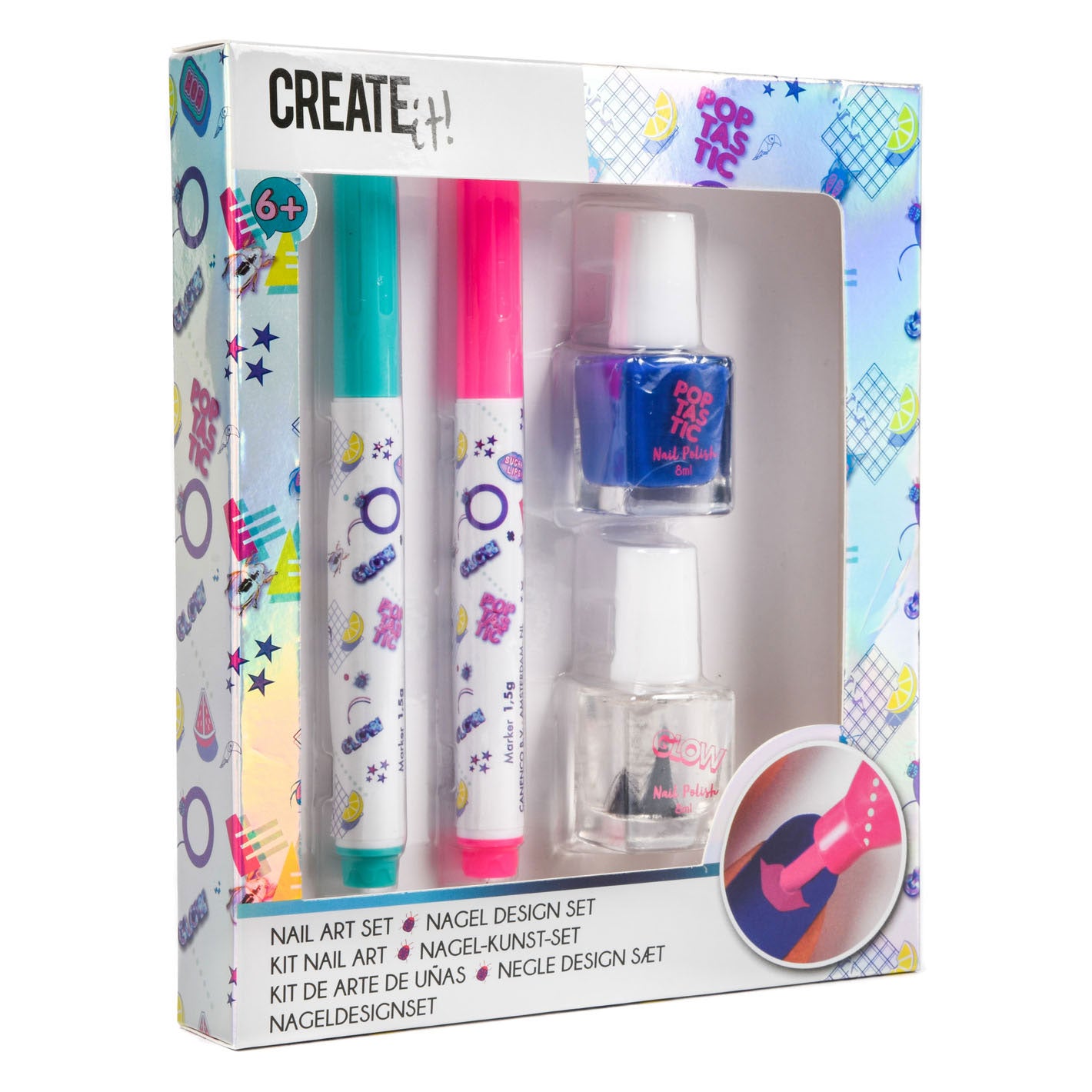 Erstellen Sie es! Poptastische Nageldesignmarkierungen
