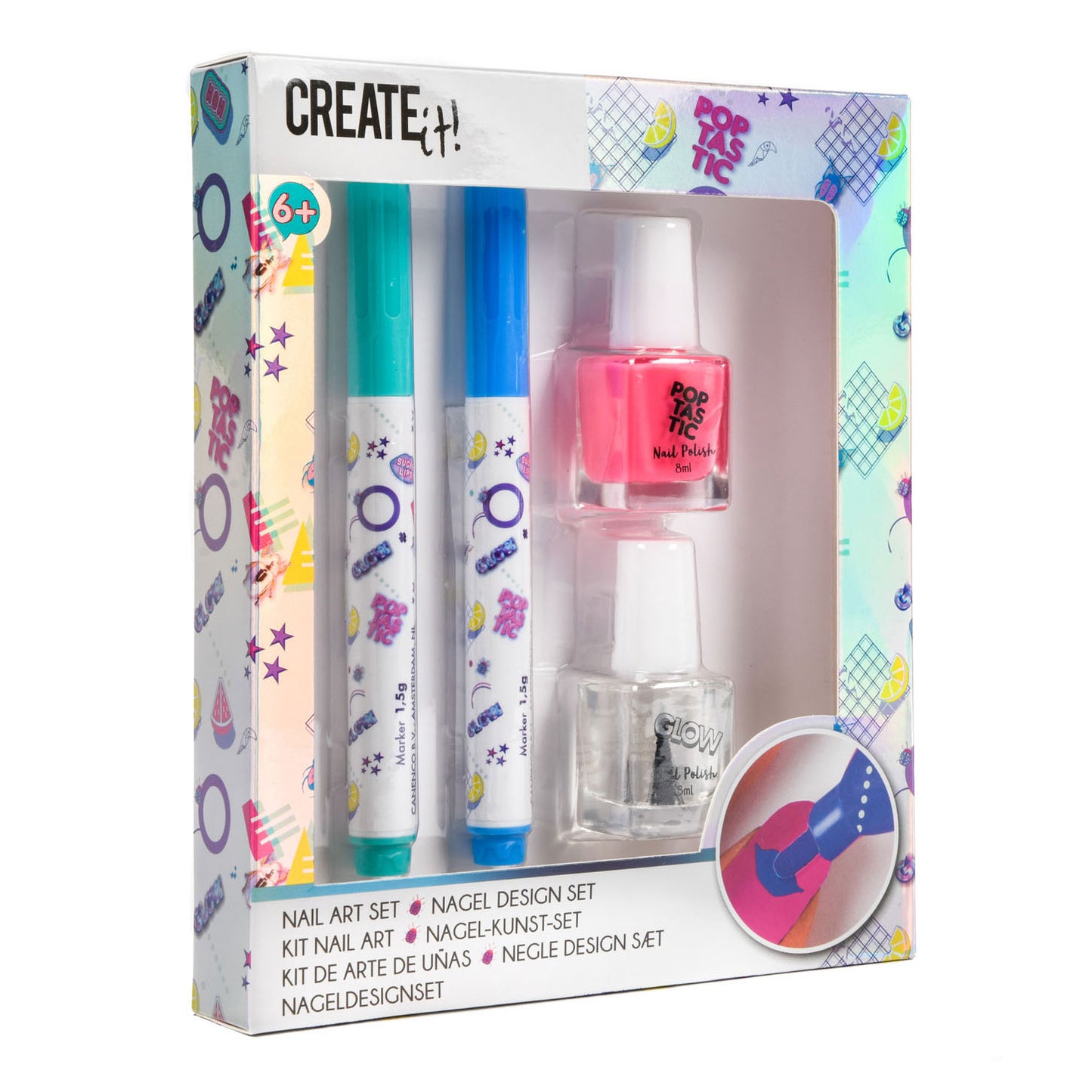 Erstellen Sie es! Poptastische Nageldesignmarkierungen