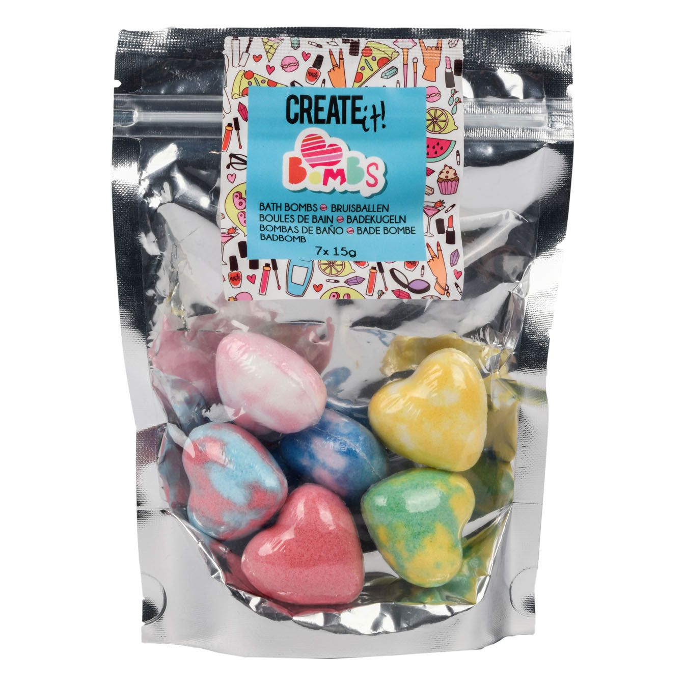 Erstelle es! Schönheit Bruisballen Hartjes 7-Pack