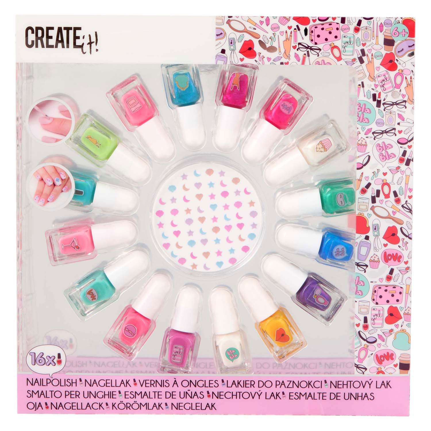 Canenco Beauty Nagellack Set, 16st.