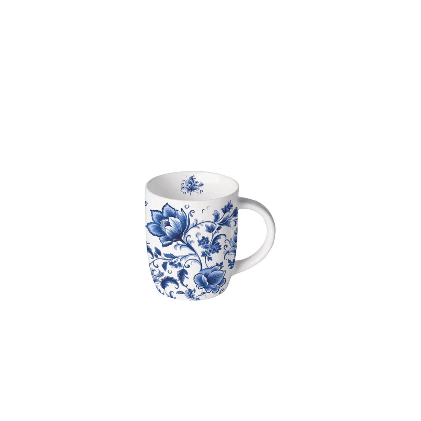 Ambiente Becher 0,2 l Delfter Blau mit Blumenmuster